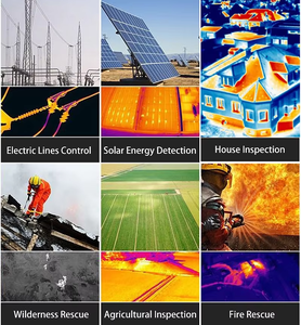 Módulo de imagen térmica infrarroja FPV de detección de 1300m, accesorios de lentes térmicas, cámara térmica de red USB CVBS analógica para Dron - Product Image 4