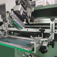 Nueva máquina de serigrafía semiautomática del fabricante de China para vasos y botellas de papel de plástico ovalados redondos y planos