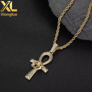 Customized Necklace Fashion Simple Jesus Moissanite Diamond Pendant 925 Silver Necklace - Product Image 1
