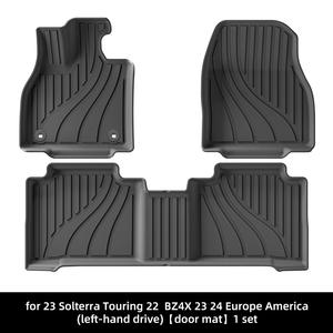 Tapis <span class=keywords><strong>de</strong></span> sol <span class=keywords><strong>100</strong></span>% écologiques en TPE pour Subaru Solterra Touring 2023 et Toyota bZ4X 2022-2024 - FWD/AWD, ajustement laser 3D et anti-saleté - Product Image 6