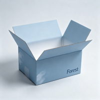 Boîte en carton ondulé recyclable avec logo personnalisé imprimé, boîte en carton pour expédition et déménagement