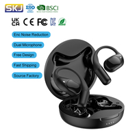 Écouteurs sans fil Ows Earhook avec double micro ENC, suppression du bruit, écouteurs sportifs à oreille ouverte, Bluetooth 5.3