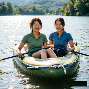<span class=keywords><strong>Kayak</strong></span> Inflable para 2 Personas, Resistente, de PVC, Plegable, para Pesca, Recreación, Deportes Acuáticos, Venta Directa de Fábrica - Product Image 1