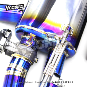 Sistema de <span class=keywords><strong>escape</strong></span> de coche con válvula deportiva automática para <span class=keywords><strong>Audi</strong></span> <span class=keywords><strong>SQ5</strong></span> 3,0 T 2019-2023, silenciador de <span class=keywords><strong>escape</strong></span>, tubo de <span class=keywords><strong>escape</strong></span> Catback de titanio - Product Image 5