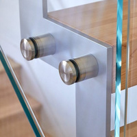 EKOO Ventes Flash : Support réglable en acier inoxydable pour balustrades de balcon et rampes d'escalier en verre