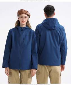 Custom Logo Sportswear Woolen Plush Knitting Wholesale Soft <b>Shell</b> Pullover Jacket Hoodie Jacket Waterproof Breathable Zipper - Product Image 3