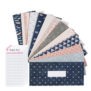 Personalizzati Riutilizzabili di Denaro Pacchetto Budget Planner Buste per Contanti Risparmio Energetico Portafoglio Organizer Regali - Product Image 1