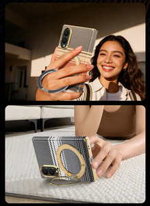 Funda de Lujo para Teléfono Móvil Z Fold 8 Ultra, Resistente al Agua, con Marco Electrochapado, Protección Contra Caídas, Plegable, Magnética y Resistente - Product Image 6