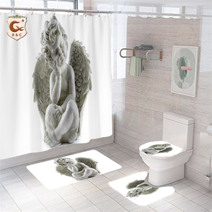 Rideaux <span class=keywords><strong>de</strong></span> douche <span class=keywords><strong>de</strong></span> <span class=keywords><strong>salle</strong></span> <span class=keywords><strong>de</strong></span> bain imprimés 3D, prix d'usine, ensemble <span class=keywords><strong>de</strong></span> rideaux et <span class=keywords><strong>de</strong></span> tapis <span class=keywords><strong>de</strong></span> douche <span class=keywords><strong>de</strong></span> haute qualité - Product Image 5