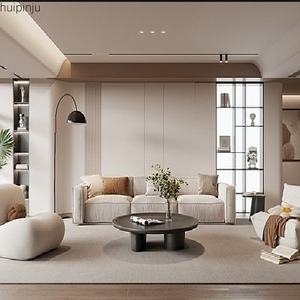 Armoire à couverts modulaire, options de couleur, taille personnalisée, console d'affichage, rangement, armoire modulaire moderne à porte rabattable - Product Image 3