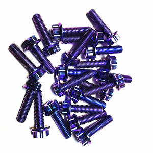 Factory Direct Anti <strong>Rust</strong> Din912 M5x18 Titanium <strong>Screw</strong> for Bicycles Ti-6Al-4V Gr5 Tc4 Hexagonal Cylindrical Head Washer Nickel - Product Image 4