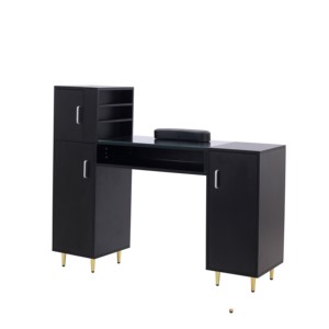 Vente directe d'usine Spa noir Station <span class=keywords><strong>de</strong></span> salon <span class=keywords><strong>de</strong></span> beauté meubles <span class=keywords><strong>de</strong></span> salon Table à ongles avec fonction <span class=keywords><strong>de</strong></span> stockage pour boutique <span class=keywords><strong>de</strong></span> <span class=keywords><strong>manucure</strong></span> - Product Image 3
