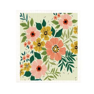 Esponja de Limpieza de Cocina Biodegradable y Ecológica, Paño de Cocina Sueco de Celulosa con Textura de Rombo y Logotipo Personalizado - Product Image 6