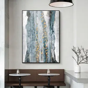 Nordic Abstract Art Canvas Painting Landscape Abstract Art Wall Picture for Minimalist Home Office Decor