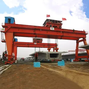 400 Ton 550 Ton 900 Ton Capacity With 2 Hoists Gantry Crane Used In Shipyard