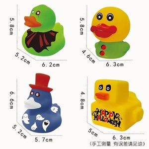 Halloween Promotional Gift Plastic Rubber Mini Yellow Ducks Toys Float Squeaky Baby <b>Bath</b> Small Duck Toy - Product Image 2