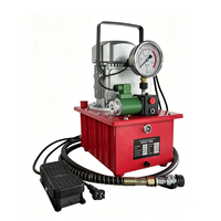 Bomba Hidráulica Eléctrica de Alta Presión ROHO, 700 Bar, 10000 PSI, Control por Pedal, Bomba de Aceite Hidráulica Portátil de Acción Simple, 3000W