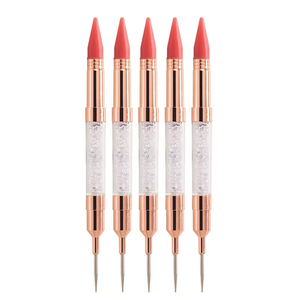 थोक पेशेवर गुइयो गुलाब सोना डोटिंग पेन दोहरी-एंडेड रंगीन गैंडा हैंडल नाखून कला डोटिंग उपकरण - Product Image 6