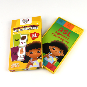 Tarjetas <span class=keywords><strong>de</strong></span> Memoria Flash del <span class=keywords><strong>Alfabeto</strong></span> ABC para Niños, Personalizadas OEM, Aprendizaje Temprano, Esquinas Redondeadas, Caja <span class=keywords><strong>de</strong></span> Regalo, Venta al Por Mayor - Product Image 2