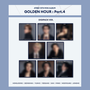 KPOP ATEEZ 13º Mini Álbum GOLDEN HOUR Part.4 DIGIPACK CD Bluewave Álbum Musical Oficial Coleccionable Grupo de Chicos Coreanos Regalo Merchandising - Product Image 3