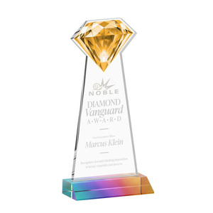 Trofeo de Cristal Personalizado con Logotipo Grabado, Premio Noble Diamond <span class=keywords><strong>Vanguard</strong></span>, para Reconocimiento de Innovación Corporativa - Product Image 4