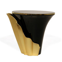 Table d'appoint de luxe en acier inoxydable Design minimaliste moderne pour salon une petite table basse artistique pour chambre