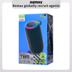 ลำโพงไร้สาย RB-M82 USB/TF/FM  แบบพกพา เสียงดัง คุณภาพสูง พร้อมไฟปาร์ตี้  ลำโพงสเตอริโอ บลูทูธ สำหรับใช้งานกลางแจ้ง - Product Image 3