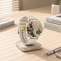 Reloj Inteligente 5G con Doble Cámara, Pantalla AMOLED, Resistente al Agua, Carga Inalámbrica, Succión Magnética #   H88