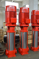 Ensemble de pompe à incendie pour moteur diesel électrique à haute pression Booster centrifuge à plusieurs étages Moteur personnalisable OEM en acier inoxydable