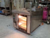 Four industriel de convection d'air chaud de 8 plateaux gaz/électrique pour la cuisson en vrac de boulangerie