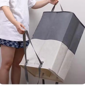 Panier <span class=keywords><strong>à</strong></span> <span class=keywords><strong>linge</strong></span> extra large, élégant et durable, organisateur de rangement en tissu Oxford, qualité supérieure, pour la maison, la chambre <span class=keywords><strong>à</strong></span> coucher, la salle de bain, les vêtements - Product Image 4