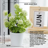 Mini Ornements de Bonsaï Artificiels en Plastique, Petites Plantes Fraîches en Pot, Fleurs pour la Décoration de Table Basse ou de Bureau