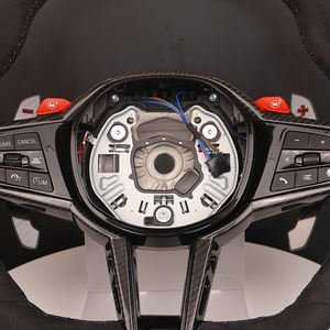 Volant de voiture en Alcantara de style CS cousu à la main en gros pour <span class=keywords><strong>BMW</strong></span> F30 <span class=keywords><strong>F90</strong></span> M4 F83 <span class=keywords><strong>335i</strong></span> X1 F48 F25 F82 - Product Image 2