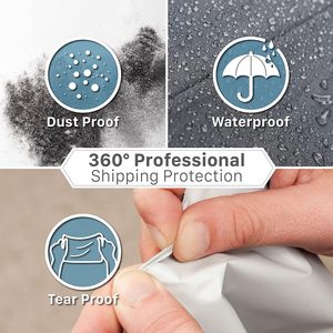 Packagedone lớn Kraft bong bóng bưu phẩm tự-con dấu nước mắt bằng chứng không thấm nước mạnh mẽ dính 120 micron dày ống đồng in Giày - Product Image 2