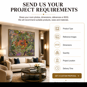 Modern Abstract Sandstone Texture Wall Art Mixed Media 3D Effect Living Room Hotel Wall Hanging Painting Custom Size - Product Image 6