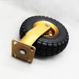 SS Xe Đẩy Hành Lý Khách Sạn 10 Inch 250Mm Bánh Xe Xoay Khí Nén - Product Image 6