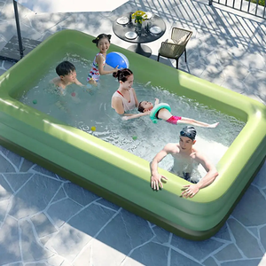 Customized Blue 260cm <strong>Rectangular</strong> 3mm Thick PVC Outdoor <strong>Swimming</strong> <strong>Pool</strong> Chair Portable All Ages Summer Recreation Family Usage - Product Image 5