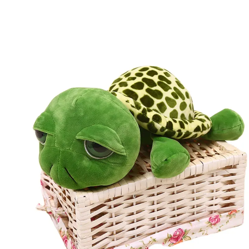 Jouet de tortue de mer en peluche douce et personnalisé, poupée de tortue, oreiller de tortue verte mignonne