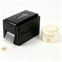 Printer Label Transfer Termal Harga Terbaik 2026 300 Dpi Printer Pita Label PET Foil Emas untuk Kemasan Kue