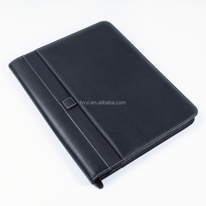 Dây Kéo Padfolio Với Notepad Danh Mục Đầu Tư Tổ Chức Giả Da A4 Kích Thước Tùy Chỉnh Cao Cấp Máy Tính Xách Tay Da Sang Trọng Bút - Product Image 6