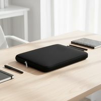 Pochette d'ordinateur portable en néoprène de haute qualité avec fermeture à glissière de table imprimée