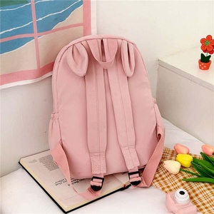 Sac à dos scolaire tendance avec logo personnalisé, grande capacité, fermeture éclair, design unisexe, en polyester, taille enfant, portable - Product Image 4