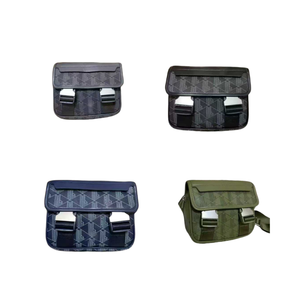 <span class=keywords><strong>Sac</strong></span> bandoulière <span class=keywords><strong>pour</strong></span> <span class=keywords><strong>homme</strong></span> tendance 2025, style rétro, en PU, avec logo brodé, fermeture éclair décorative, <span class=keywords><strong>pour</strong></span> un look décontracté chic. - Product Image 3