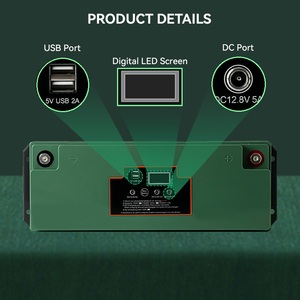 Batería Inteligente Solar LifePo4 de 12v 100ah 150ah 200ah 300ah, Batería Recargable de Ciclo Profundo de Litio Hierro Fosfato con <span class=keywords><strong>BMS</strong></span> 4S 100A - Product Image 4