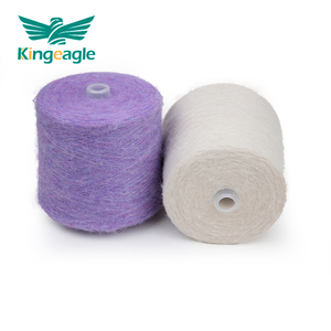 Kingeagle nouveau fil de <span class=keywords><strong>laine</strong></span> brossé <span class=keywords><strong>multicolore</strong></span> en poly nylon SP mélangé violet personnalisé à la mode pour l'hiver - Product Image 4