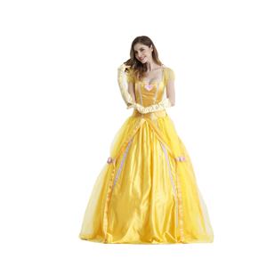 <span class=keywords><strong>Disfraz</strong></span> de Princesa <span class=keywords><strong>Bella</strong></span> de Lujo para Adultos, Vestido de Fiesta de Carnaval para <span class=keywords><strong>Mujer</strong></span>, <span class=keywords><strong>Disfraz</strong></span> de Cosplay - Product Image 5