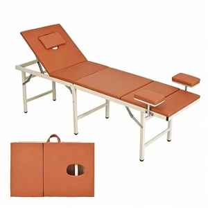 Camilla de Masaje Plegable Portátil, Camilla de Masaje Manual, Cama Ortopédica, Moxibustión, Rehabilitación, Tratamiento, Masaje, Tatuajes y Estética - Product Image 2