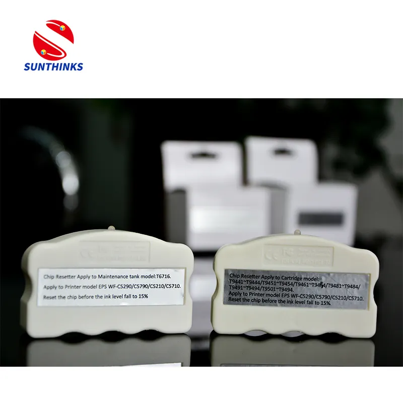 Sunthinks Original Authentic Re-Manufactured Wholesale Save Ink Chip Resetter For Epson Wf-C5710