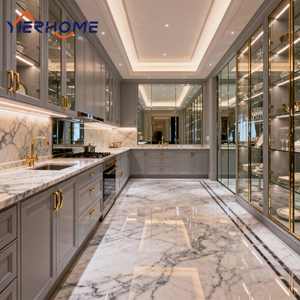 Gabinetes de Cocina Modulares Modernos y Ecológicos, Juego Completo con Grifo y Bisagras para Apartamento, Suministro Directo de Fábrica en China - Product Image 3