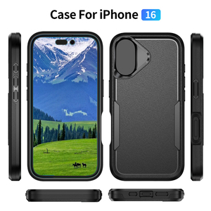 Gscase เคสโทรศัพท์มือถือ2 in 1เกราะไฮบริดกันรอยขีดข่วนเคสโทรศัพท์กันกระแทกสำหรับ iPhone 15 PRO MAX 16 PLUS - Product Image 6